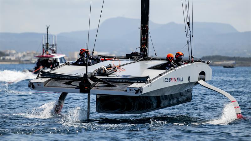 T6 - LEQ12  - INEOS Britannia -  Day 28 -  March 28, 2023 - Mallorca photo copyright Ugo Fonolla / America's Cup taken at Royal Yacht Squadron and featuring the AC40 class