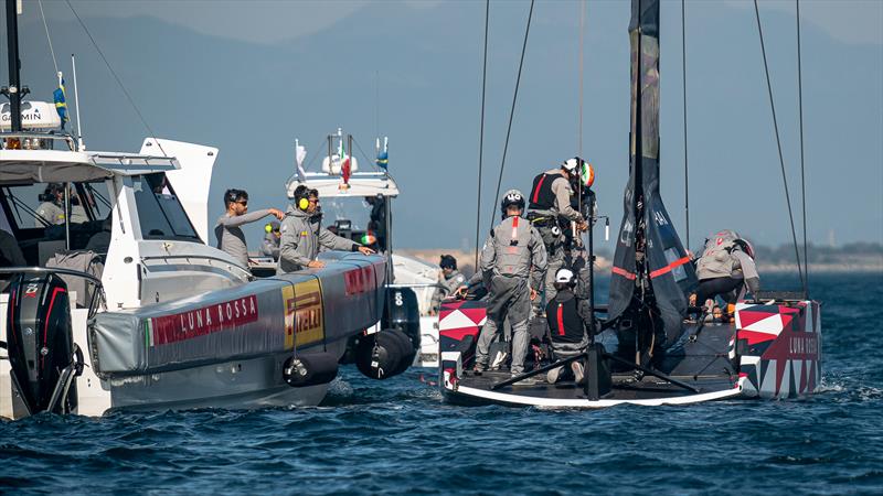 Luna Rossa Prada Pirelli -  LEQ12 - Day 45 - March 25, 2023 - Cagliari photo copyright Ivo Rovira / America's Cup taken at Circolo della Vela Sicilia and featuring the AC40 class