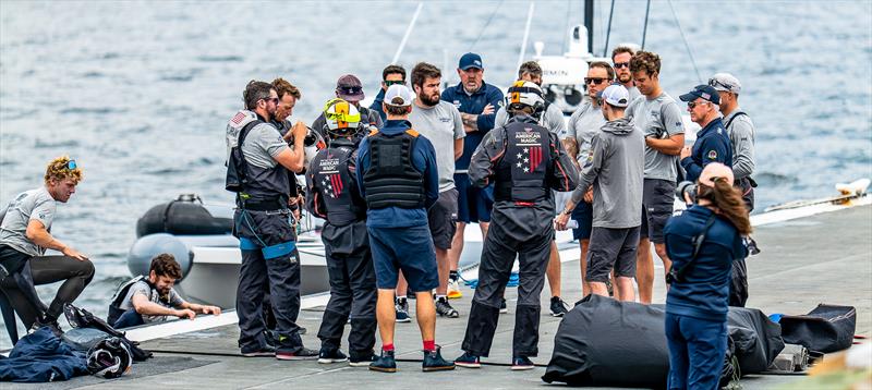 American Magic - AC40 - Day 16 -  April 1, 2023 - photo © Paul Todd/America's Cup