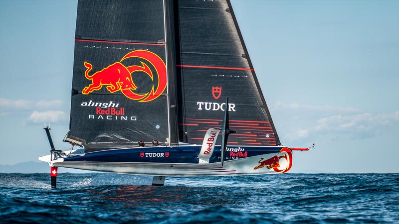 AC40 OD - Alinghi Red Bull Racing - April 3, 2023 - Barcelona - Day 14 - photo © Alex Carabi / America's Cup