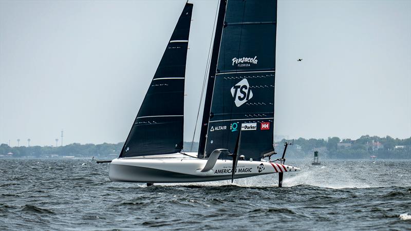 American Magic - AC40 - Day 17 -  April 3, 2023 - Pensacola Bay - photo © Paul Todd/America's Cup