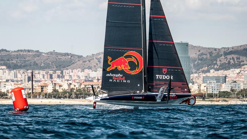 AC40 OD - Alinghi Red Bull Racing - April 4, 2023 - Barcelona - Day 15 - photo © Alex Carabi / America's Cup