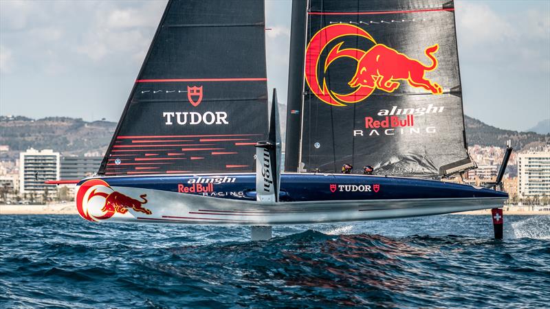 AC40 OD - Alinghi Red Bull Racing - April 4, 2023 - Barcelona - Day 15 - photo © Alex Carabi / America's Cup