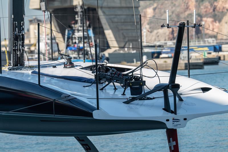 AC40 OD - Alinghi Red Bull Racing - April 5, 2023 - Barcelona - Day 16 - photo © Alex Carabi / America's Cup