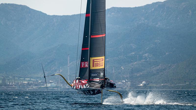 Luna Rossa Prada Pirelli -  LEQ12 - Day 48 -April 12 2023 - Cagliari photo copyright Ivo Rovira / America's Cup taken at Circolo della Vela Sicilia and featuring the AC40 class