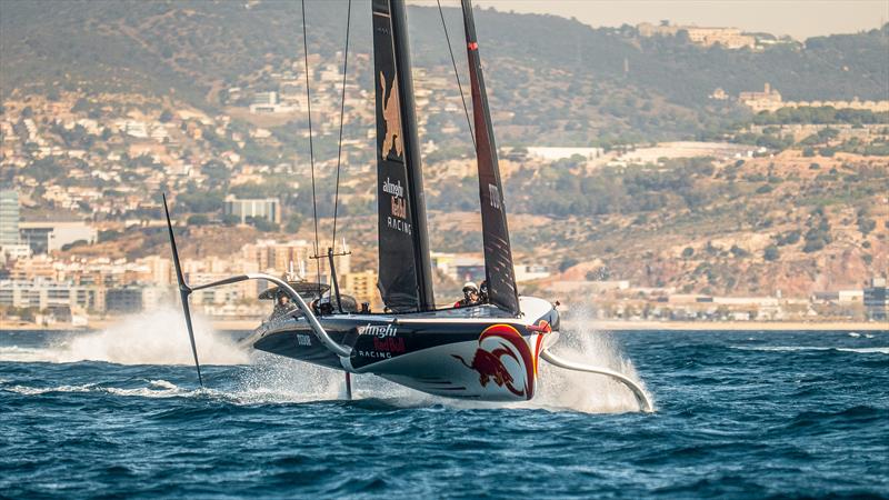 AC40 OD - Alinghi Red Bull Racing - April 12, 2023 - Barcelona - Day 17 - photo © Alex Carabi / America's Cup