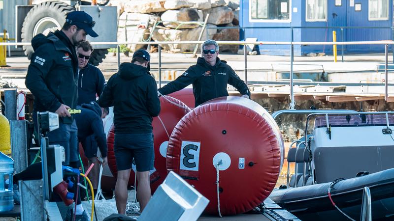 AC40 OD - Alinghi Red Bull Racing - April 13, 2023 - Barcelona - Day 18 - photo © Alex Carabi / America's Cup