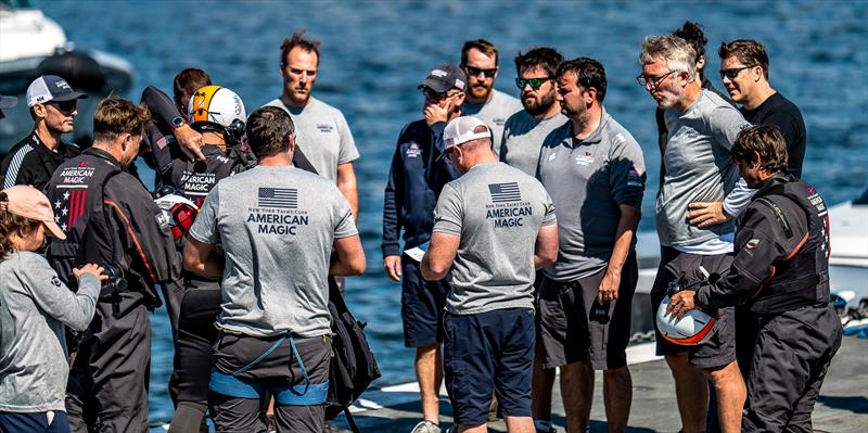 American Magic - AC40 - Day 21 -  April 14, 2023 - Pensacola Bay - photo © Paul Todd/America's Cup