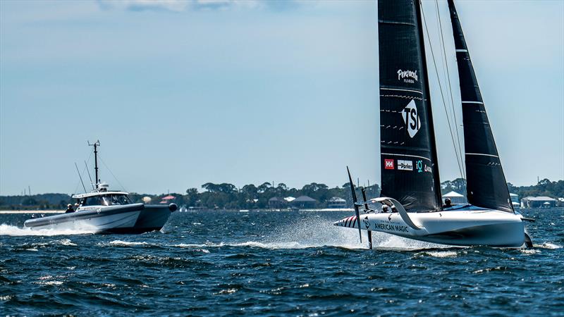 American Magic - AC40 - Day 21 -  April 14, 2023 - Pensacola Bay - photo © Paul Todd/America's Cup