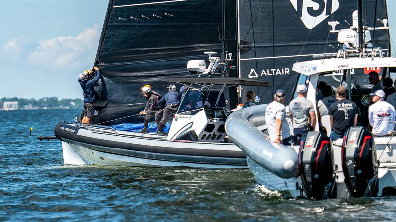 American Magic - AC40 - Day 21 -  April 14, 2023 - Pensacola Bay photo copyright Paul Todd/America's Cup taken at New York Yacht Club and featuring the AC40 class