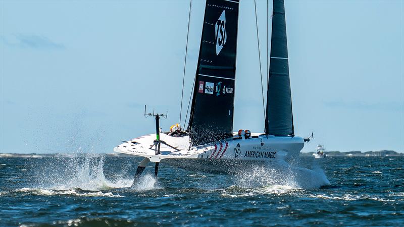 American Magic - AC40 - Day 21 -  April 14, 2023 - Pensacola Bay photo copyright Paul Todd/America's Cup taken at New York Yacht Club and featuring the AC40 class