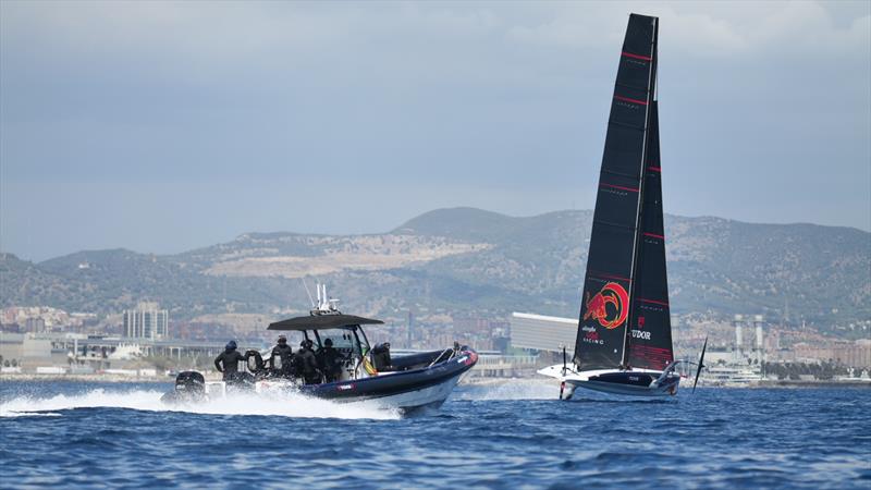 AC40 OD - Alinghi Red Bull Racing - April 18, 2023 - Barcelona - Day 20 - photo © Alex Carabi / America's Cup