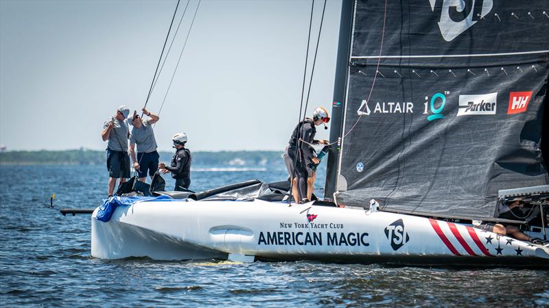 American Magic - AC40 - Day 23 - April 18, 2023 - Pensacola Bay - photo © Paul Todd/America's Cup