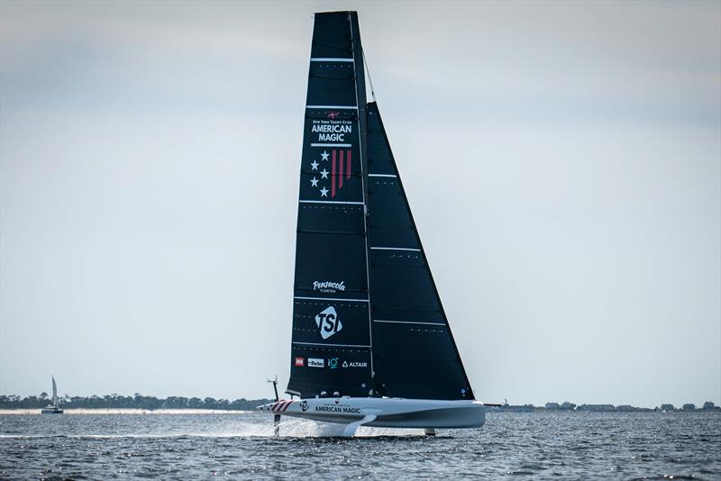American Magic - AC40 - Day 23 - April 18, 2023 - Pensacola Bay - photo © Paul Todd/America's Cup