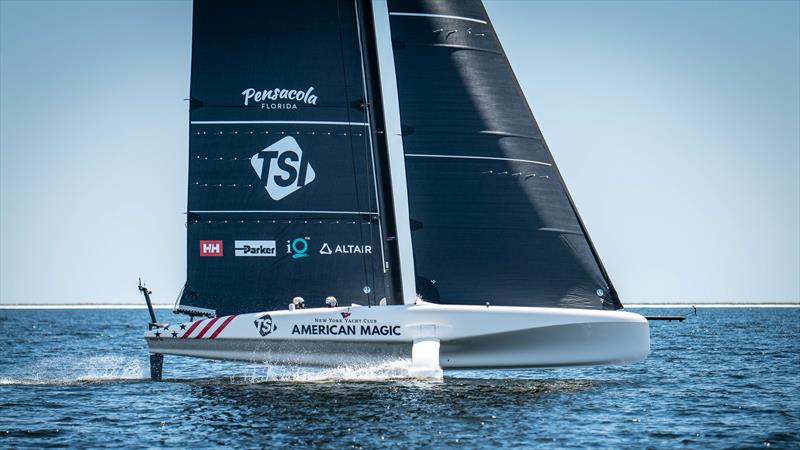 American Magic - AC40 - Day 23 - April 18, 2023 - Pensacola Bay - photo © Paul Todd/America's Cup