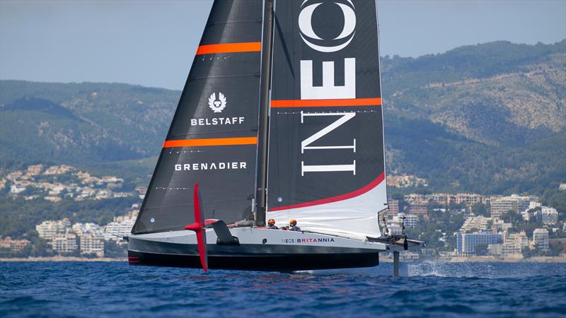 T6 - LEQ12 - INEOS Britannia - Day 38 - April 20, 2023 - Mallorca photo copyright Ugo Fonolla / America's Cup taken at Royal Yacht Squadron and featuring the AC40 class