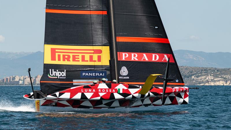 Luna Rossa Prada Pirelli -  LEQ12 - Day 52 - April 20, 2023 - Cagliari photo copyright Ivo Rovira / America's Cup taken at Circolo della Vela Sicilia and featuring the AC40 class