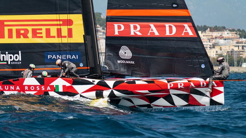 Luna Rossa Prada Pirelli -  LEQ12 - Day 52 - April 20, 2023 - Cagliari photo copyright Ivo Rovira / America's Cup taken at Circolo della Vela Sicilia and featuring the AC40 class