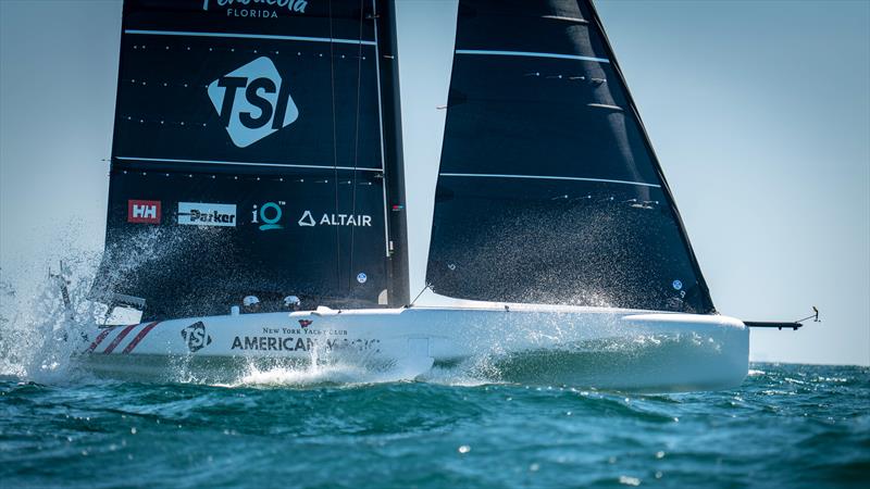 American Magic - AC40 - Day 24 - April 20, 2023 - Pensacola Bay - photo © Paul Todd/America's Cup