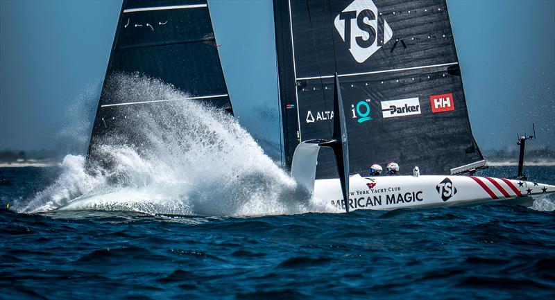 American Magic - AC40 - Day 24 - April 20, 2023 - Pensacola Bay - photo © Paul Todd/America's Cup