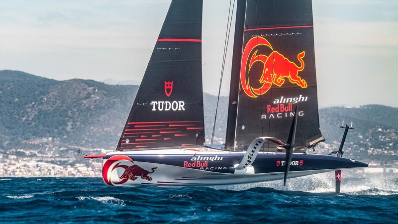 AC40 OD - Alinghi Red Bull Racing - April 20, 2023 - Barcelona - Day 21 - photo © Alex Carabi / America's Cup