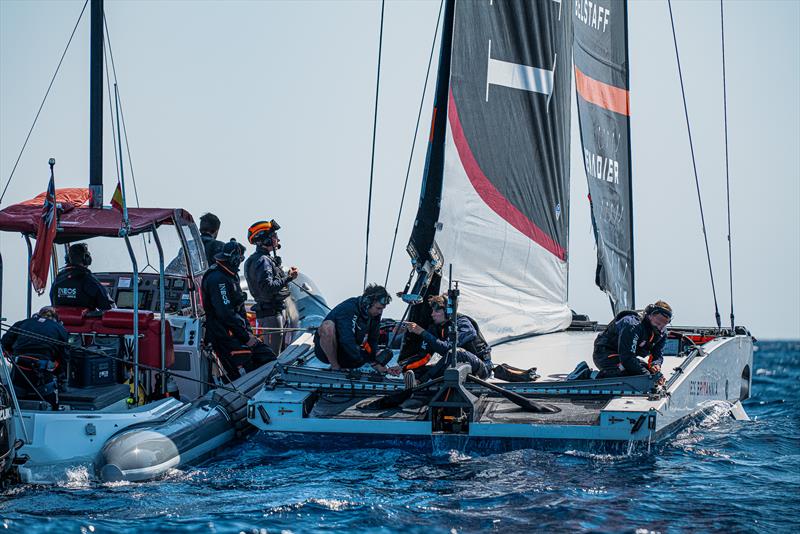 T6 - LEQ12 - INEOS Britannia - Day 39 - April 21, 2023 - Mallorca photo copyright Ugo Fonolla / America's Cup taken at Royal Yacht Squadron and featuring the AC40 class
