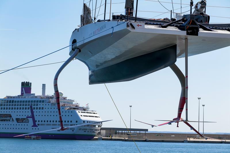 T6 - LEQ12 - INEOS Britannia - Day 39 - April 21, 2023 - Mallorca photo copyright Ugo Fonolla / America's Cup taken at Royal Yacht Squadron and featuring the AC40 class