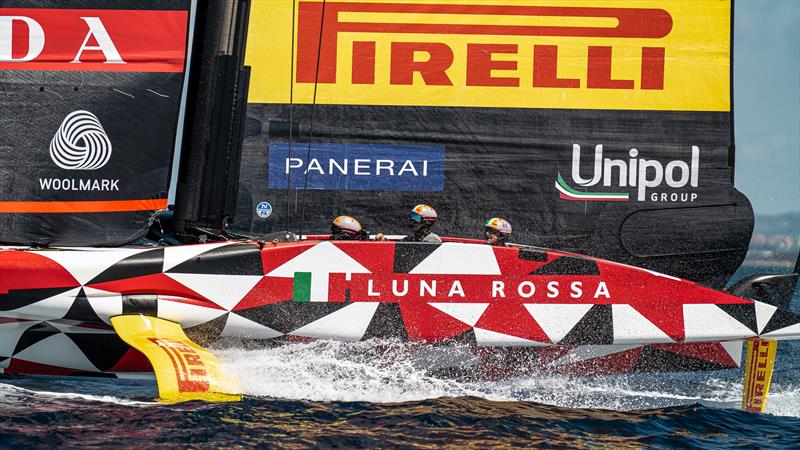 Luna Rossa Prada Pirelli -  LEQ12 - Day 53 - April 24, 2023 - Cagliari photo copyright Ivo Rovira / America's Cup taken at Circolo della Vela Sicilia and featuring the AC40 class
