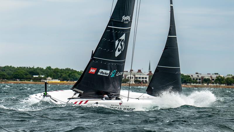 American Magic - AC40 - Day 25 -  April 24, 2023 - Pensacola Bay photo copyright Paul Todd/America's Cup taken at New York Yacht Club and featuring the AC40 class