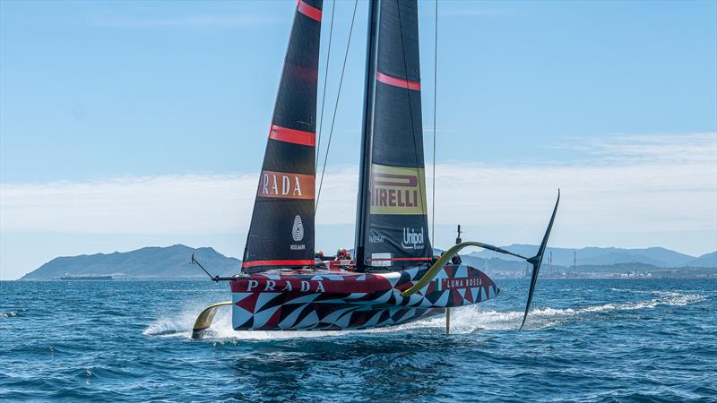 Luna Rossa Prada Pirelli -  LEQ12 - Day 55 - April 26, 2023 - Cagliari photo copyright Ivo Rovira / America's Cup taken at Circolo della Vela Sicilia and featuring the AC40 class