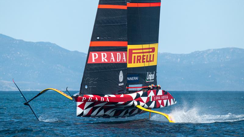 Luna Rossa Prada Pirelli -  LEQ12 - Day 55 - April 26, 2023 - Cagliari photo copyright Ivo Rovira / America's Cup taken at Circolo della Vela Sicilia and featuring the AC40 class