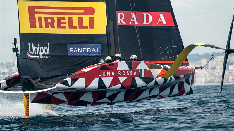 Luna Rossa Prada Pirelli -  LEQ12 - Day 56 - April 27, 2023 - Cagliari photo copyright Ivo Rovira / America's Cup taken at Circolo della Vela Sicilia and featuring the AC40 class