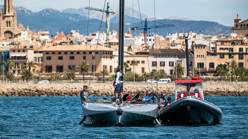 INEOS Britannia Team - Day 42 - T6 (LEQ12) - April 27, 2023 photo copyright Ugo Fonolla / America's Cup taken at Royal Yacht Squadron and featuring the AC40 class