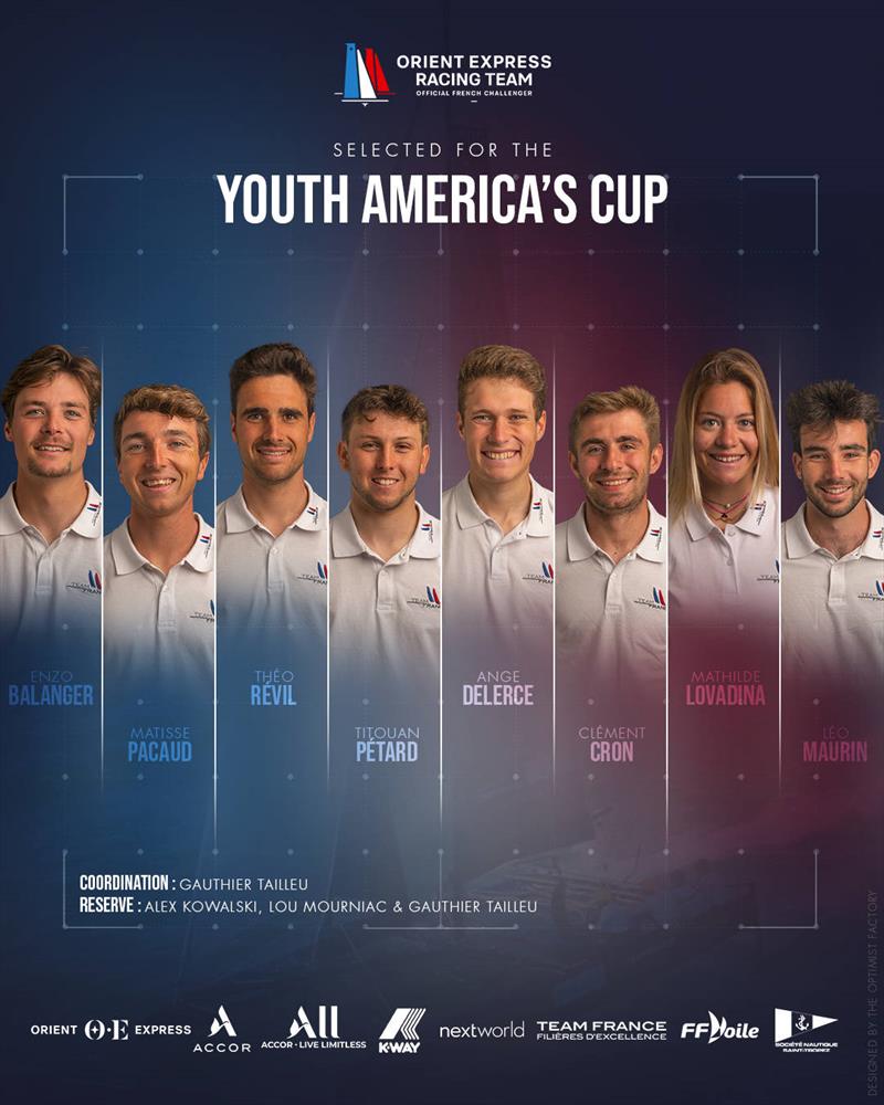 French Youth America's Cup Team photo copyright Orient Express Racing Team taken at  and featuring the AC40 class