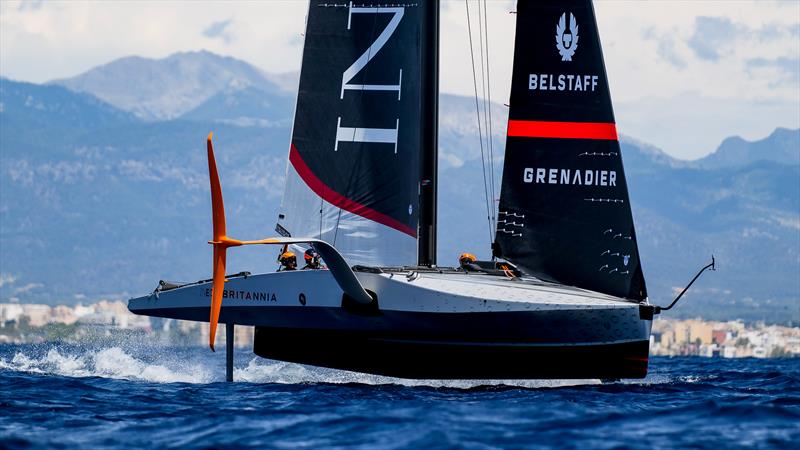 Initial wingfoil - INEOS Britannia Team - Day 47 - T6 (LEQ12) - May 12, 2023 - photo © Ugo Fonolla / America's Cup