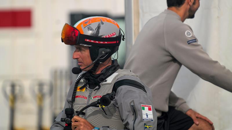 Francesco Bruni - Luna Rossa Prada Pirelli -  AC40 - Day 5 - May 15, 2023 - Cagliari photo copyright Ivo Rovira / America's Cup taken at Circolo della Vela Sicilia and featuring the AC40 class