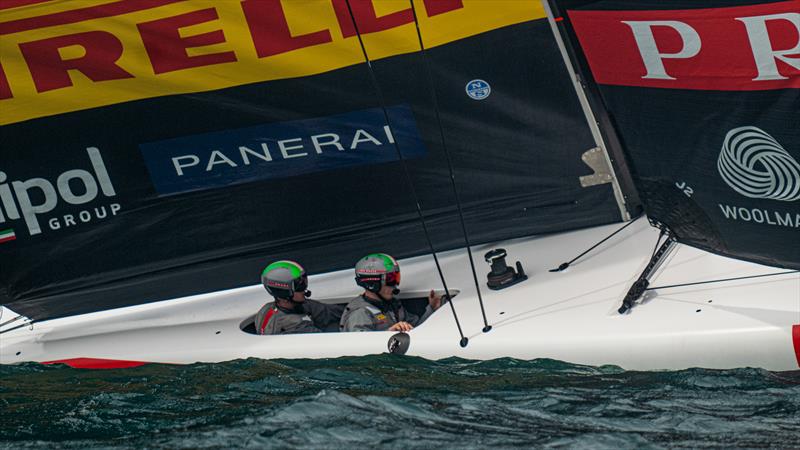 Luna Rossa Prada Pirelli -  AC40 - Day 5 - May 15, 2023 - Cagliari photo copyright Ivo Rovira / America's Cup taken at Circolo della Vela Sicilia and featuring the AC40 class