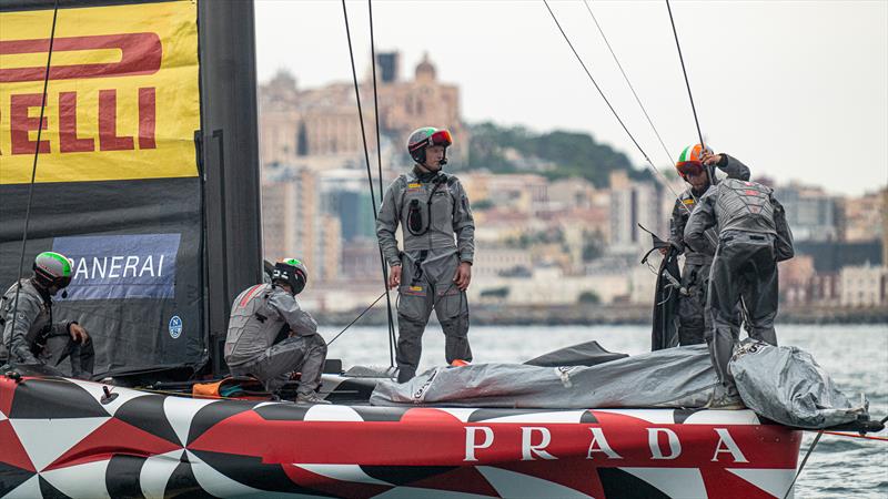 Luna Rossa Prada Pirelli -  LEQ12 - Day 58 - May 18, 2023 - Cagliari photo copyright Ivo Rovira / America's Cup taken at Circolo della Vela Sicilia and featuring the AC40 class