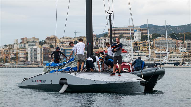 INEOS Britannia Team - Day 46 - T6 (LEQ12) - May 11, 2023 photo copyright Ugo Fonolla / America's Cup taken at Royal Yacht Squadron and featuring the AC40 class