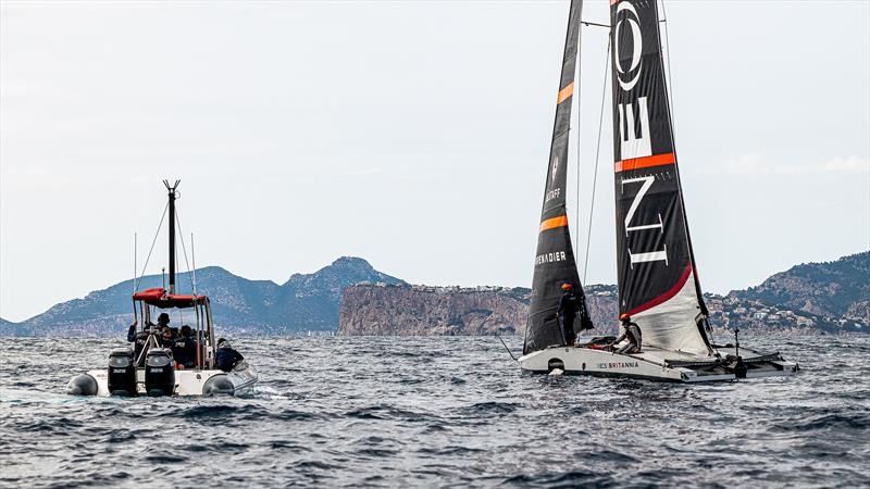 INEOS Britannia Team - Day 46 - T6 (LEQ12) - May 11, 2023 photo copyright Ugo Fonolla / America's Cup taken at Royal Yacht Squadron and featuring the AC40 class