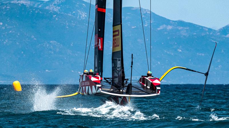 Luna Rossa Prada Pirelli -  LEQ12 - Day 60 - May 22, 2023 - Cagliari photo copyright Ivo Rovira / America's Cup taken at Circolo della Vela Sicilia and featuring the AC40 class