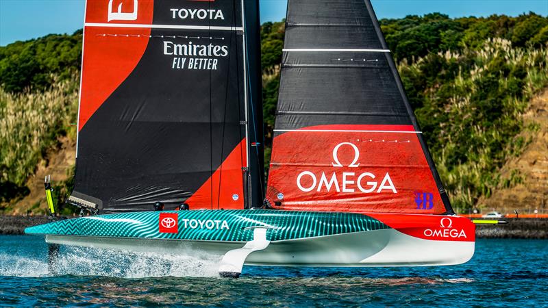 Emirates Team New Zealand - AC40 - LEQ12 - Day 24, May 23, 2023 - photo © Adam Mustill / America's Cup