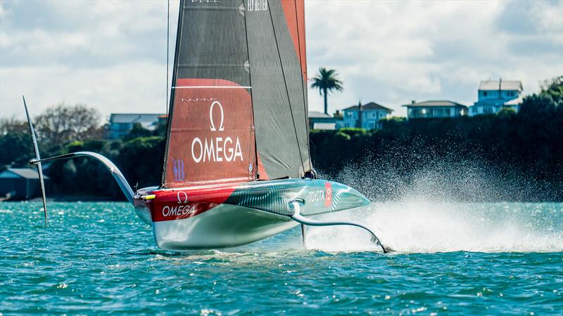 Emirates Team New Zealand - AC40 - LEQ12 - Day 24, May 23, 2023 - photo © Adam Mustill / America's Cup