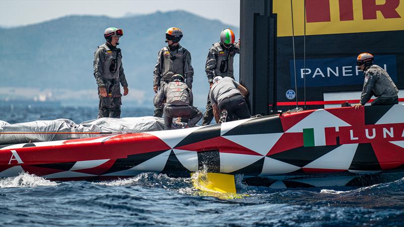 Luna Rossa Prada Pirelli -  LEQ12 - Day 61 - May 23, 2023 - Cagliari photo copyright Ivo Rovira / America's Cup taken at Circolo della Vela Sicilia and featuring the AC40 class