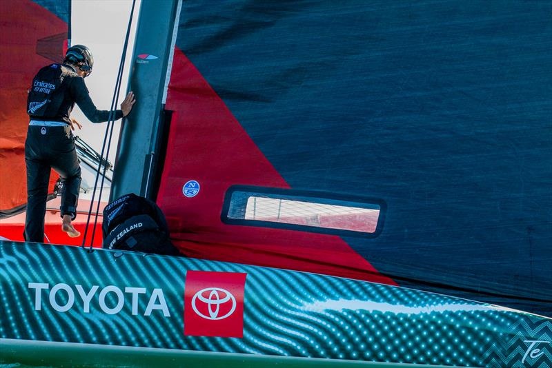 Emirates Team New Zealand - AC40 - Day 6, May 24, 2023 - photo © Adam Mustill / America's Cup