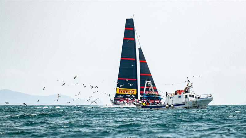 Luna Rossa Prada Pirelli -  LEQ12 - Day 62 - May 24, 2023 - Cagliari photo copyright Ivo Rovira / America's Cup taken at Circolo della Vela Sicilia and featuring the AC40 class