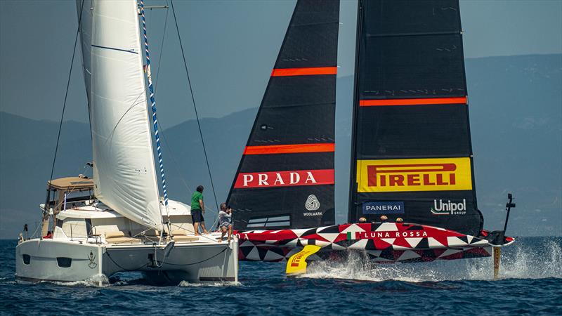 Luna Rossa Prada Pirelli -  LEQ12 - Day 63 - May 26, 2023 - Cagliari photo copyright Ivo Rovira / America's Cup taken at Circolo della Vela Sicilia and featuring the AC40 class