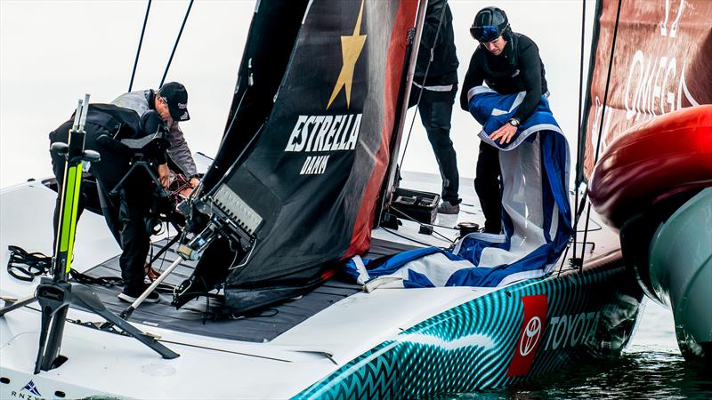 Emirates Team New Zealand - LEQ12 - Day 28, May 30, 2023 - Match racing  - AC40-OD vs LEQ12 - photo © Adam Mustill / America's Cup