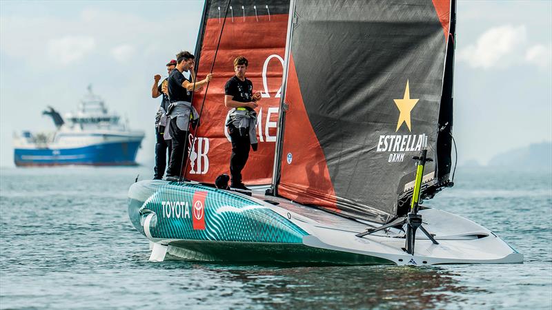 Emirates Team New Zealand - LEQ12 - Day 28, May 30, 2023 - Match racing  - AC40-OD vs LEQ12 - photo © Adam Mustill / America's Cup