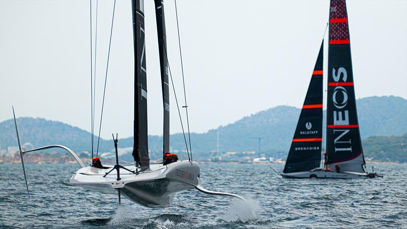 INEOS Britannia Team - Day 54 - T6 (LEQ12) - May 31, 2023 photo copyright Ugo Fonolla / America's Cup taken at Royal Yacht Squadron and featuring the AC40 class